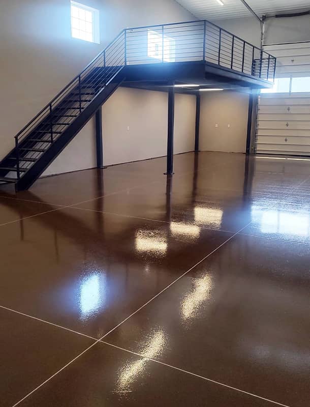 Durable commercial concrete floor system in Central Ohio
